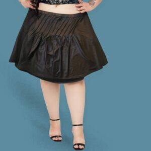 6th & Lane by LANE BRYANT Women’s Pleated Elastic Waist Skirt Plus Size 20